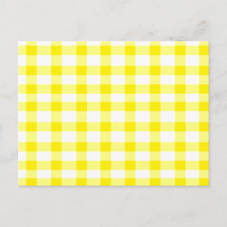 Postal Yellow Gingham