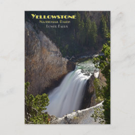 Postal Yellowstone - Lower Falls Brink