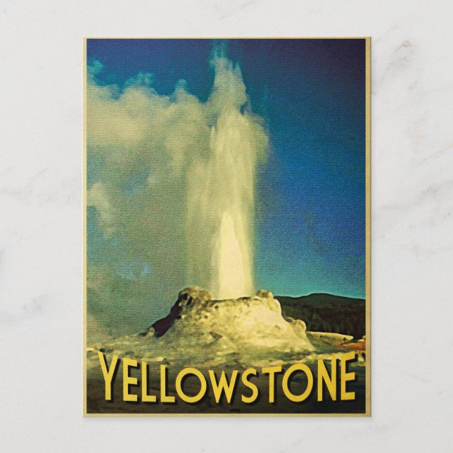 Postal Yellowstone Old Faith (Anverso)