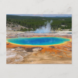 Postal Yellowstone Prismatic Spring Wyoming, Estados Unid