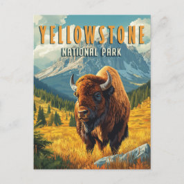 Postal Yellowstone: Un viaje retro