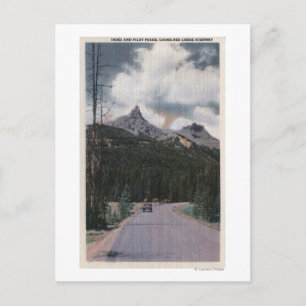 Postal Yellowstone, WY - Picos índice y piloto, Cooke
