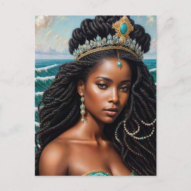 Postal Yemaya Orisha Water Goddess (Anverso)