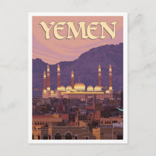 Postal Yemen Viajes Antiguos