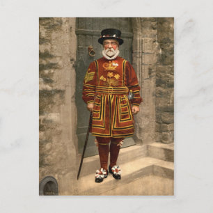 Postal Yeoman of the Guard, Tower of London c.1895