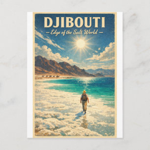 Postal “YIBUTI – Borde del Mundo de la Sal