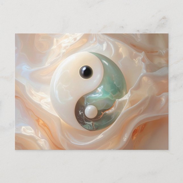 Postal YIN Y YANG - Yijing (Anverso)
