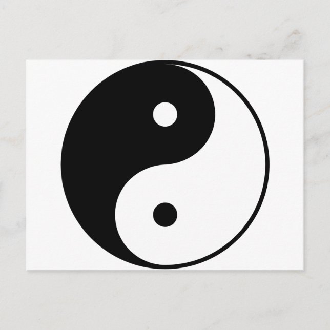 Postal Yin Yang (Anverso)