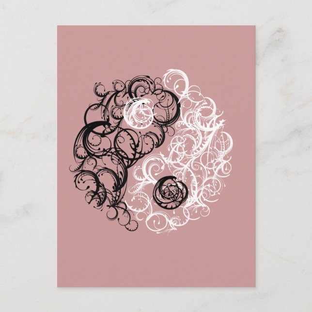 Postal Yin Yang (Anverso)