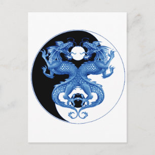 Postal Yin Yang Dragon 2