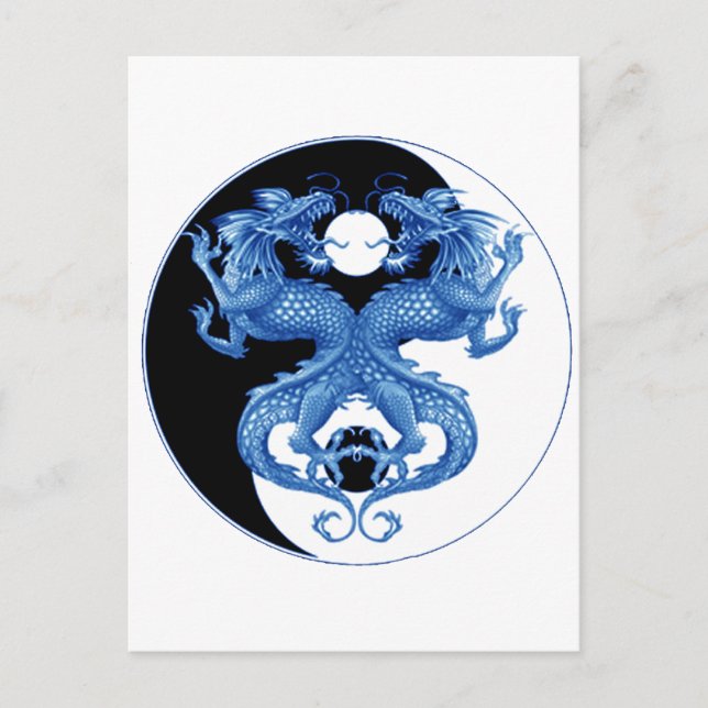 Postal Yin Yang Dragon 2 (Anverso)