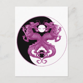 Postal Yin Yang Dragons 6