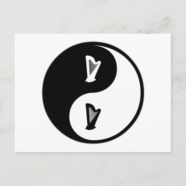 Postal Yin Yang Harp (Anverso)