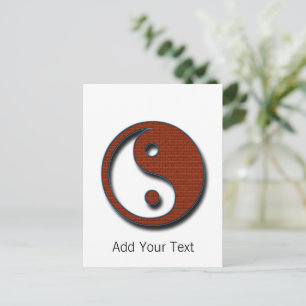 Postal Yin Yang por Shirley Taylor