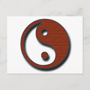 Postal Yin Yang por Shirley Taylor