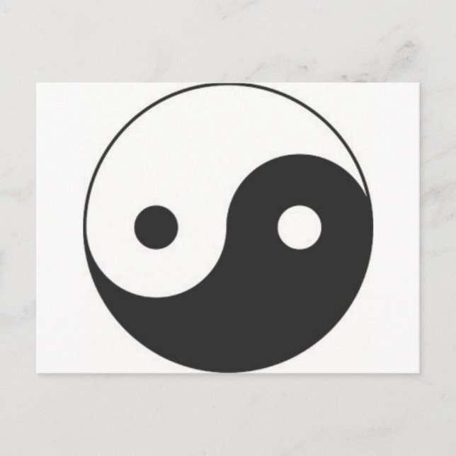 POSTAL YIN & YANG SYMBOL (Anverso)