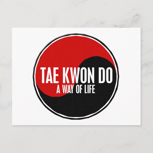 Postal Yin Yang Tae Kwon Do 1 (Anverso)
