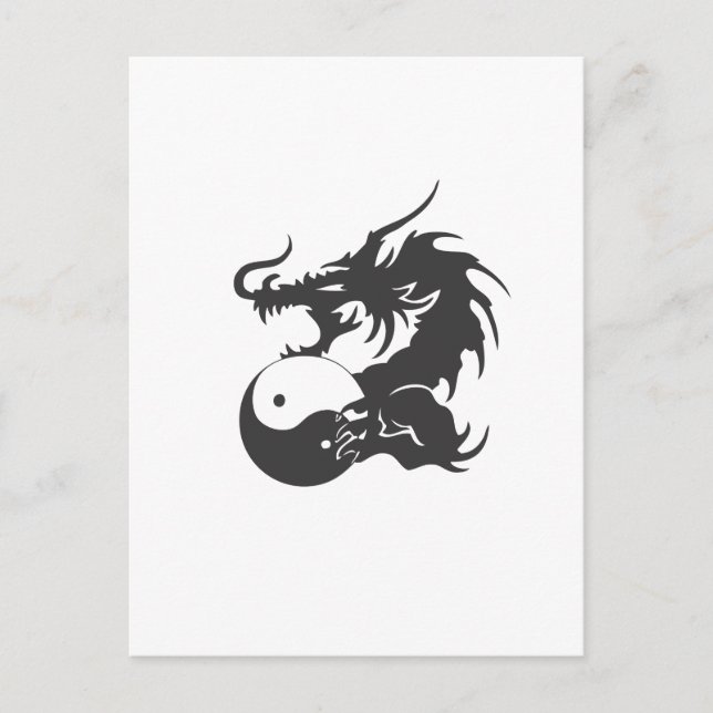 Postal Ying Yang Dragon (Anverso)