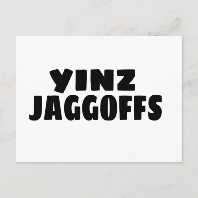 Postal Yinz Jaggoffs (Anverso)