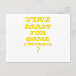 Postal Yinz Listo Para Algo De Fútbol