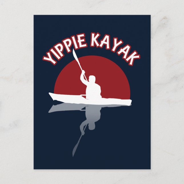 Postal Yippie Kayak (Anverso)