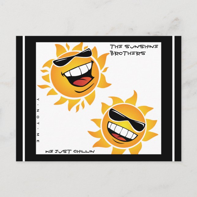 POSTAL YNOTME THE SUNSHINE BROTHERS (Anverso)
