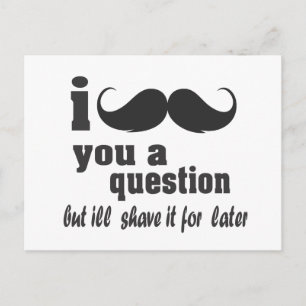 Postal yo bigote una pregunta