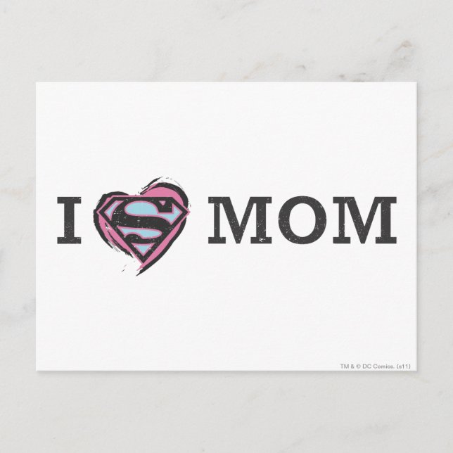 Postal Yo corazón a mamá (Anverso)