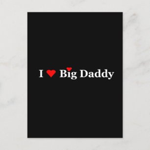 Postal Yo corazón a papá grande