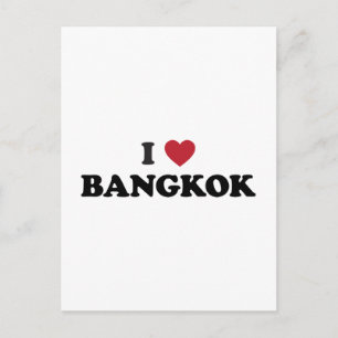 Postal Yo corazón Bangkok Tailandia