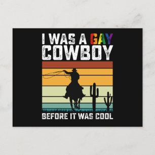 Postal Yo era un vaquero gay antes de que fuera cool LGBT