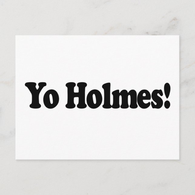 Postal Yo Holmes (Anverso)