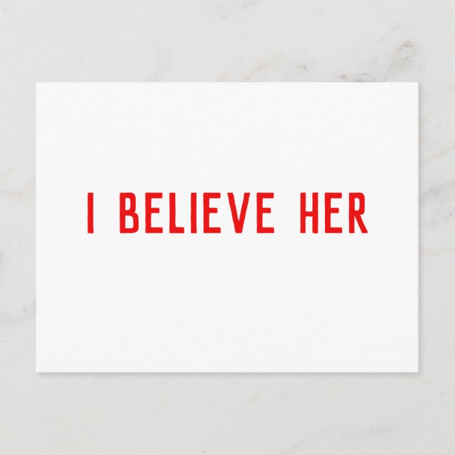 Postal Yo La Creo (Anverso)