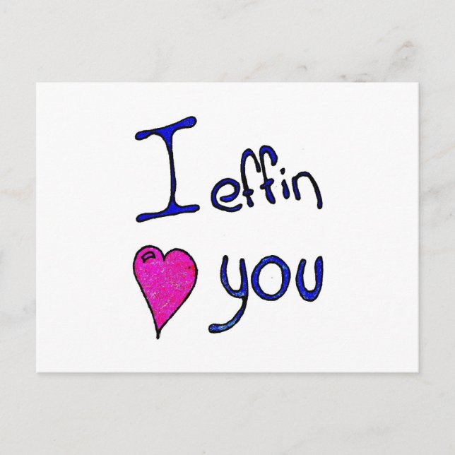 Postal Yo le doy el corazón (Anverso)