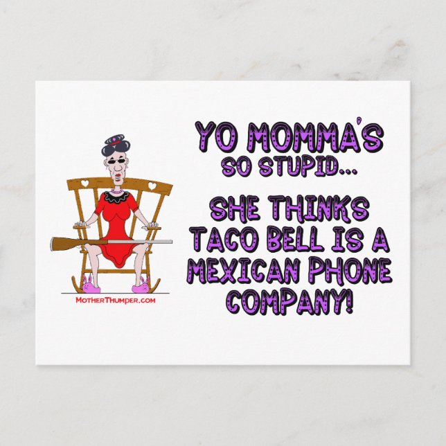 Postal Yo Momma # 10 (Anverso)