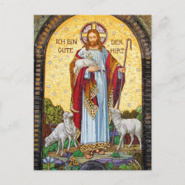 Postal "YO SOY EL BUEN PASTOR" John 10:11 Mosaic Art