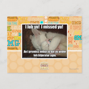 Postal ¡Yo te saludo! ¡Te extrañé!