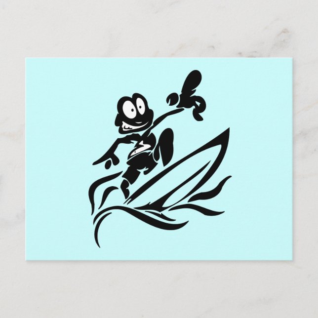 Postal Yo Tío Surfing camisetas y regalos (Anverso)