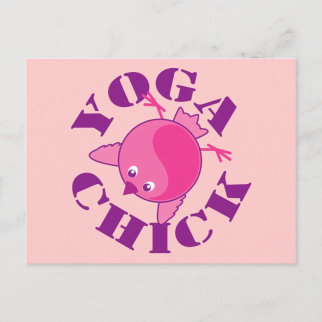 Postal Yoga Chick (Anverso)
