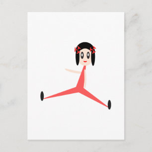 Postal "Yoga Diva"