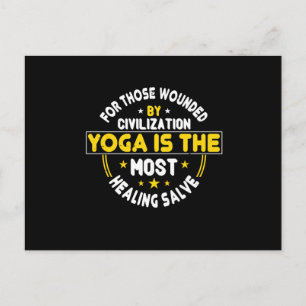 Postal Yoga - El Yoga Es La Salva Más Curativa