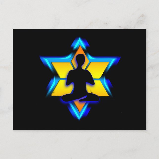 Postal Yoga Judía (Anverso)