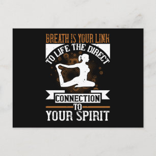 Postal Yoga - La Respiración Es Tu Vínculo Con La Vida