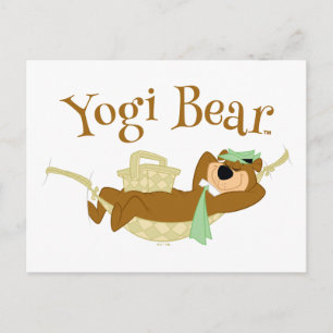 Postal Yogi Bear Picnic Hammock Nap Time