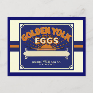 Postal Yolks Golden Egg de San Francisco