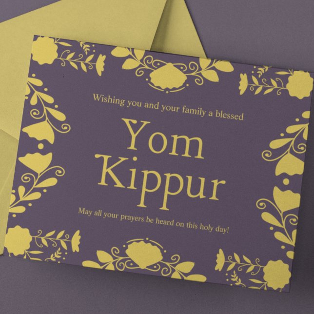 Postal Yom Kippur (Subido por el creador)