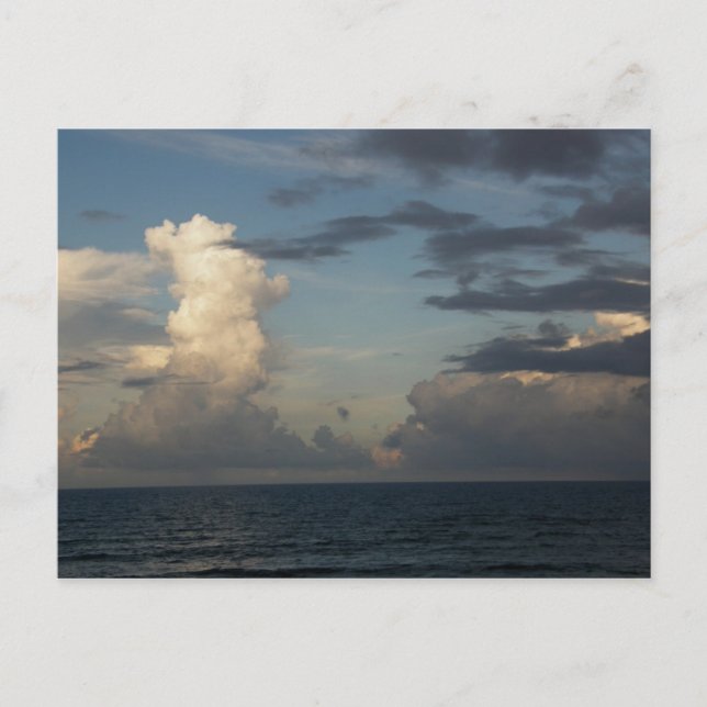 Postal Yonder azul salvaje (Anverso)