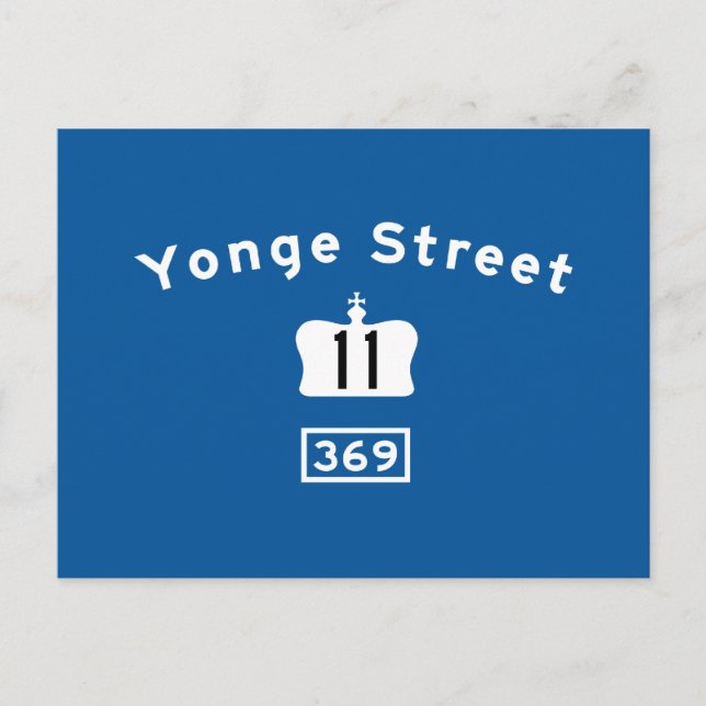 Postal Yonge St 11 (Anverso)
