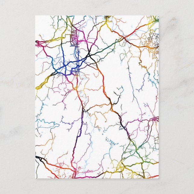 Postal Yongzhou China City Map (Anverso)