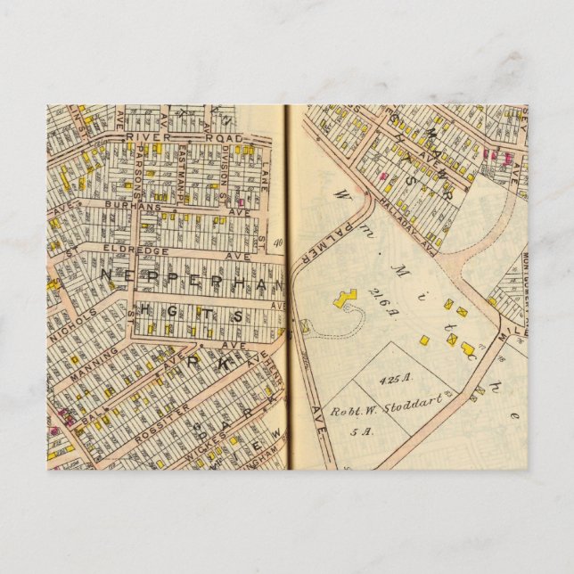 Postal Yonkers, Nueva York (Anverso)